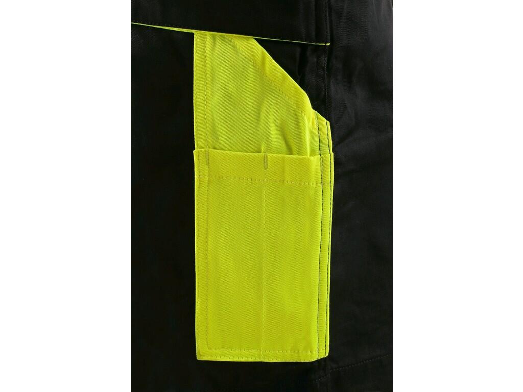 Kraťasy CXS SIRIUS BRIGHTON, pánské, černo-žluté, vel. 54